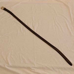 Men's Dark Brown Leather Belt